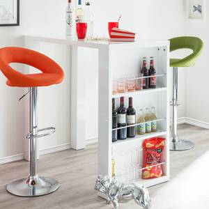 Table de bar Freda Blanc brillant