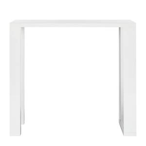 Table de bar Freda Blanc brillant