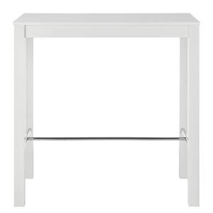 Table de bar Hartley Bois massif - Blanc - 105 x 65 cm