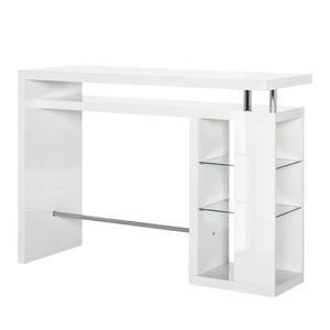 Table haute Daytona Blanc brillant - Blanc brillant