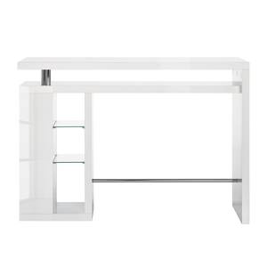 Table haute Daytona Blanc brillant - Blanc brillant