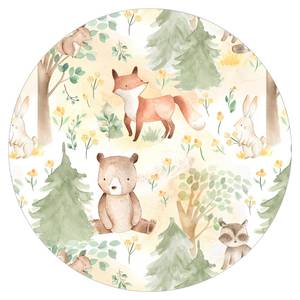 Fuchs und Hase mit Bäumen 175 x 175 cm