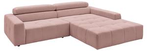 Ecksofa RENO Pink - Armlehne davorstehend rechts - Ecke davorstehend rechts