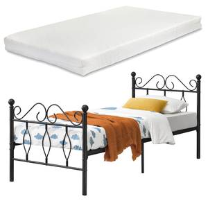 Metallbett Apolda mit Matratze Breite: 95 cm