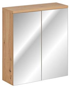 Spiegelschränke SAMOA MC60 2D Beige - Holzwerkstoff - Kunststoff - 60 x 69 x 20 cm