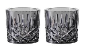 Teelichthalter Noblesse Votives 2er Set Grau