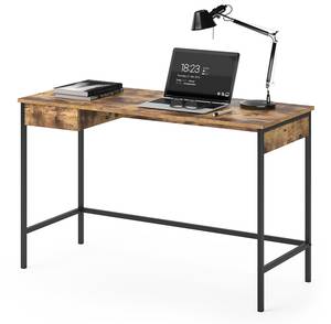 Bureau Fyrk bois antique/noir Noir - Marron - Bois manufacturé - 120 x 75 x 50 cm