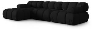 modulares Ecksofa BELLIS 4 Sitzplätze Schwarz