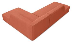 Ecksofa RUBY 4 Sitzplätze Hochglanz Rot