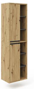 Badschrank Viola 33904 Anthrazit - Eiche Sand Dekor