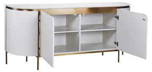 Sideboard STILIG SB180 2D Weiß - Holzwerkstoff - Kunststoff - 180 x 90 x 40 cm