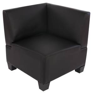 Couch-Garnitur Moncalieri (3-teilig) Schwarz - Kunstleder - 254 x 76 x 201 cm