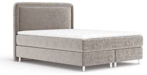 Boxspringbett Salvi Taupe - Breite: 140 cm