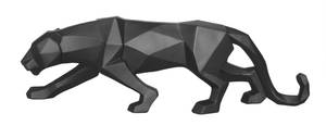 Ornament Origami Panther Schwarz - Kunststoff - 48 x 11 x 15 cm