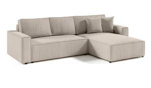 Ecksofa Bento L Form Couch Sofagarnitur Beige - Ecke davorstehend rechts