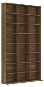 CD-Schrank 3002090 Braun - Eiche Dunkel - 23 x 178 cm