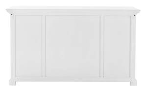 Crédence Halifax Blanc - Verre - 145 x 85 x 50 cm