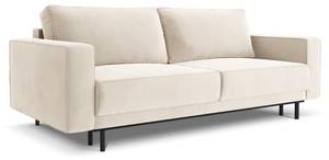 Schalfsofa mit Box CARO 3 Sitzplätze Beige