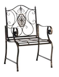 Chaises de jardin Punjab Lot de 2 Bronze