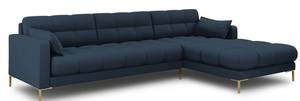 Ecksofa MAMAIA 5 Sitzplätze Blau