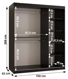 Schwebetürenschrank Old Style 1 Breite: 150 cm