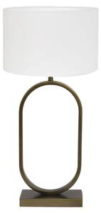 Lampe de table Jamiri/Polycotton Bronze - Blanc