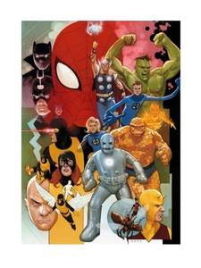 Puzzle Marvel Heroes 1000 Teile Papier - 29 x 6 x 37 cm