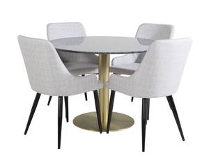 Essgruppe Estelle 20 (5-teilig) Grau - Massivholz - 106 x 75 x 106 cm