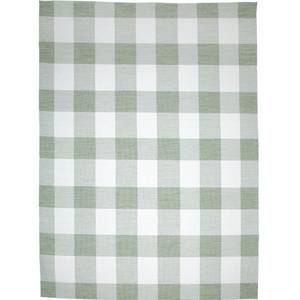 In- & Outdoor Teppich Ranch Checkerboard Grün - 120 x 170 cm