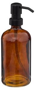 Seifenspender, 450 ml Braun - Glas - 10 x 21 x 8 cm