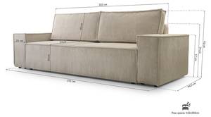 Polstersofa Couch MANGUSSI Beige