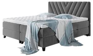 Boxspringbett Romantic Grau - Breite: 152 cm