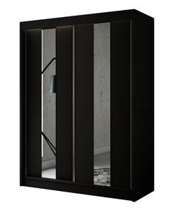 Kleiderschrank LUKIA Schwarz - Breite: 120 cm