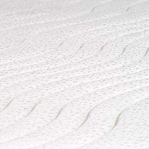 Matelas SLIM mémoire de forme +HR 90x190 Blanc - Textile - 90 x 15 x 190 cm