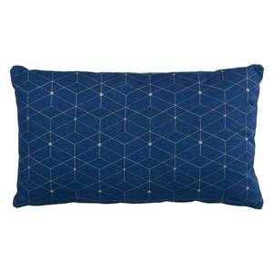 Coussin Montreux Coton - Bleu foncé / Bleu pastel