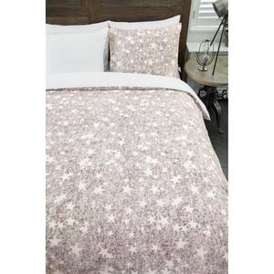 Parure de lit Counting Stars Coton - Sahara / Blanc - 135 x 200 cm + oreiller 80 x 80 cm