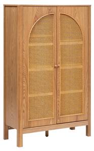 2-türiger Kleiderschrank TIRIA Braun - Massivholz - 40 x 150 x 92 cm