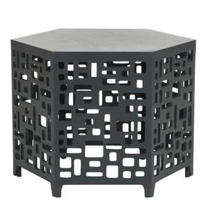 Table d'appoint Amdara Bayur massif - Anthracite