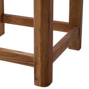 Tavolino Anamur (2 pezzi) legno massello di quercia selvatica - Quercia