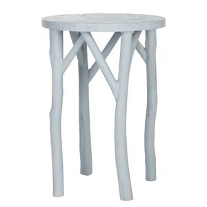 Table d'appoint Batati Bayur massif - Bleu gris