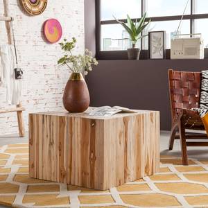 Table d'appoint Brioude Beige - Bois massif - 60 x 45 x 60 cm