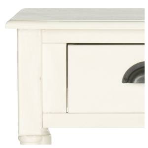 Table d'appoint Chucky Pin massif - Blanc
