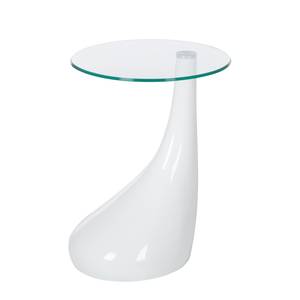 Table d'appoint Fly Blanc brillant