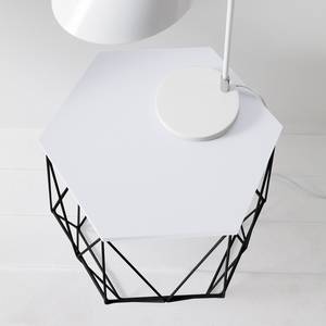 Table d'appoint Harefield Blanc / Noir