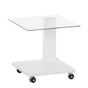Table dappoint Hedley Blanc brillant