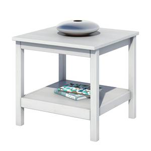 Table d'appoint Karelien Pin massif - Blanc