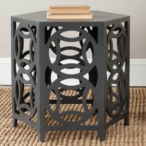 Table d'appoint Lafra Bayur massif - Anthracite