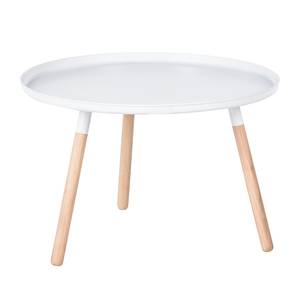 Tables d'appoint Mika (lot de 2) Gris foncé / Blanc