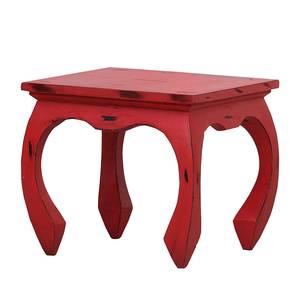 Table d'appoint Odette Manguier massif rouge