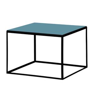 Table d'appoint Piet I Bleu pétrole / Noir